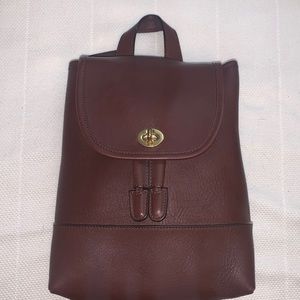 Coach vintage brown backpack
